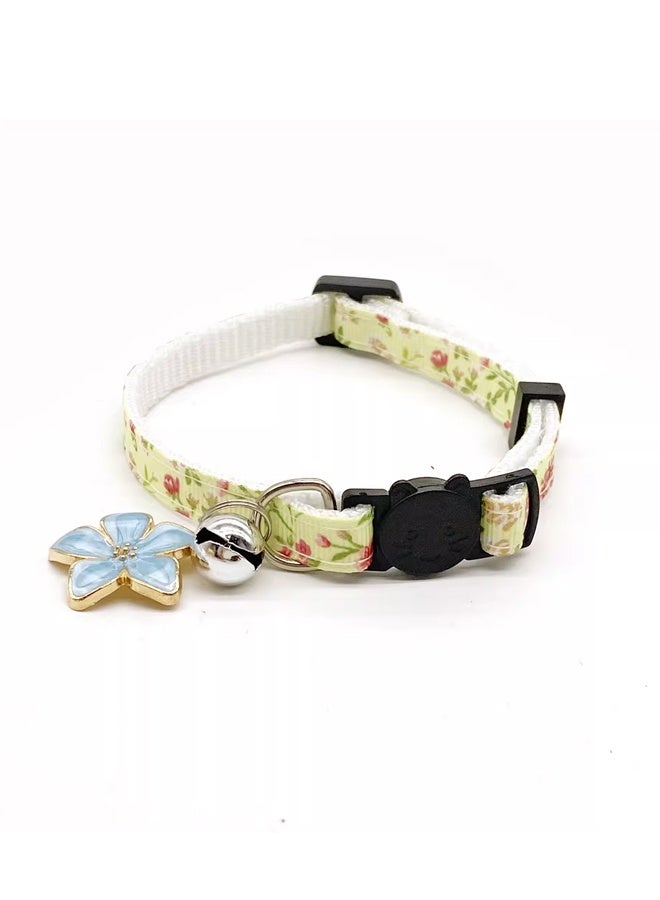 طوق قطط قابل للفك مزود بجرس، مجموعة من 4 أطواق قطط آمنة وقابلة للتعديل - Image 3